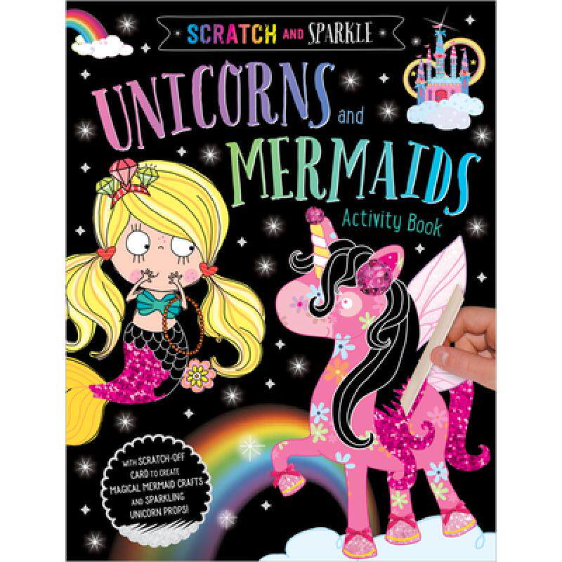 预订 unicorns and mermaids activity book [9781789475050]