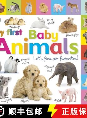 【3-4周达】Tabbed Board Books: My First Baby Animals: Let's Find Our Favorites! [9780756689889]