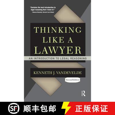 【3-4周达】精装 Thinking Like a Lawyer: An Introduction to Legal Reasoning [9780367097295]