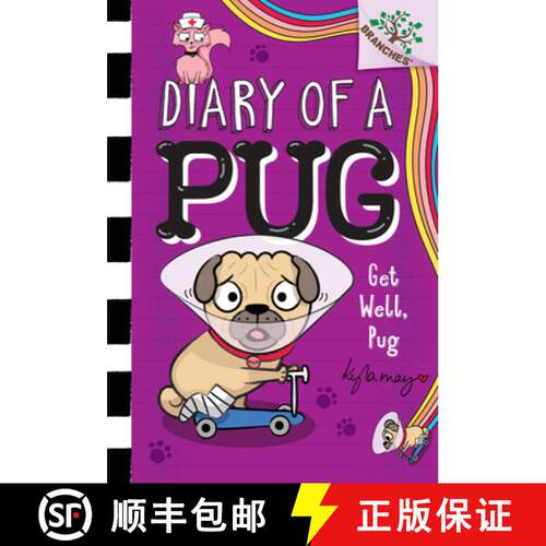 【3-4周达】Get Well, Pug: A Branches Book (Diary of a Pug #12): Volume 12 [9781338877670]