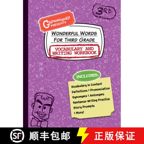 【3-4周达】Wonderful Words for Third Grade Vocabulary and Writing Workbook : Definitions, Usage in Co... [9781644420539]