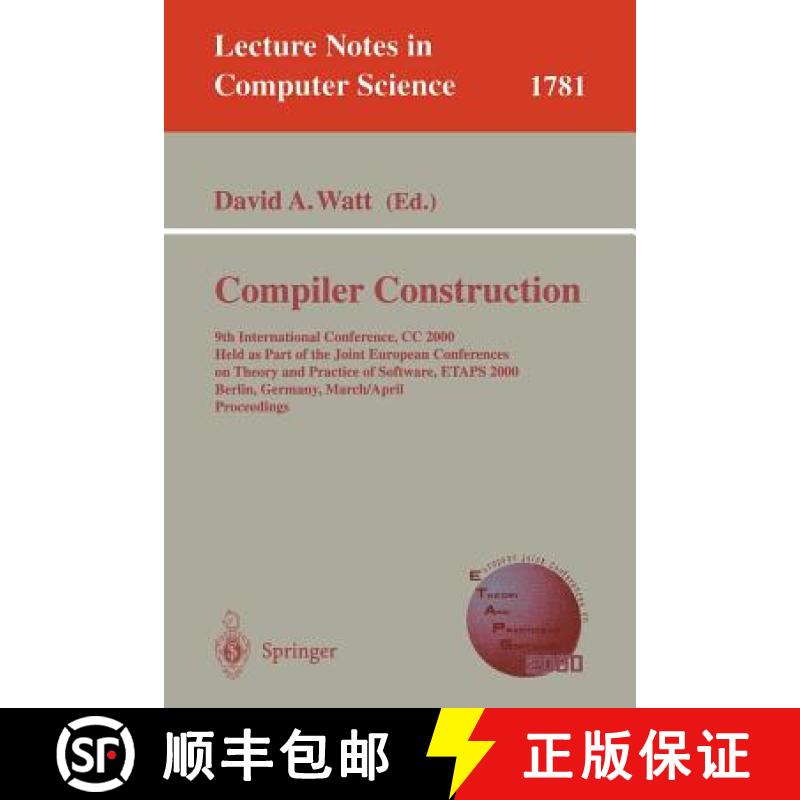 【4周达】Compiler Construction [9783540672630]