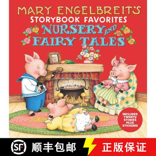 【3-4周达】精装 Mary Engelbreit’s Nursery and Fairy Tales Storybook Favorites: Includes 20 Stories P... [9780062942661]
