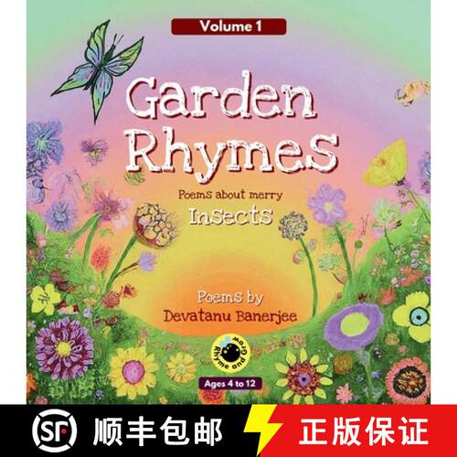 【3-4周达】Garden Rhymes - Volume 1: Poems about Merry Insects [9781069033000]