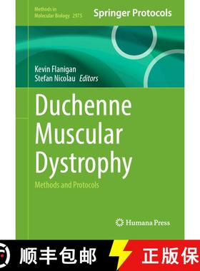 【3-4周达】Duchenne Muscular Dystrophy: Methods and Protocols [9781071648100]