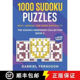 Easy The Medium Puzzles 1000 obsession Print and col... difficulty Sudoku Large 3周达 9781913470784 Hard