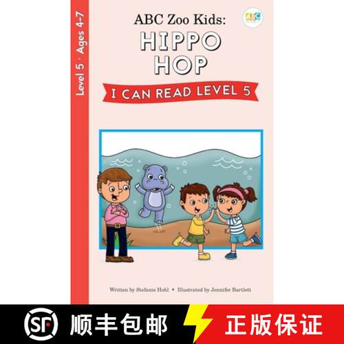 【3-4周达】ABC Zoo Kids: Hippo Hop I Can Read Level 5: Hippo Hop [9781638240440]