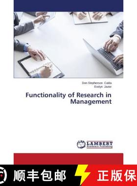 预订 Functionality of Research in Management [9783659665998]