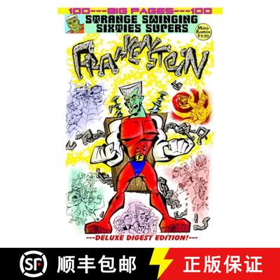 【3-4周达】Strange Swinging Sixties Supers: Frankenstein [9781312789272]