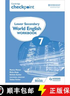 Cambridge Checkpoint Lower Secondary World English Workbook 7: Hodder Education Group [9781398311350]