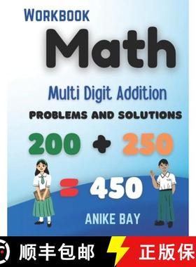 【3-4周达】Math 1000 Multi Digit Addition: Problems and Solutions [9781959877820]