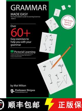【3-4周达】Grammar Made Easy: The Intermediate's Guide to Learning Grammar - Book 2 from Prof. Stripes [9780645395020]