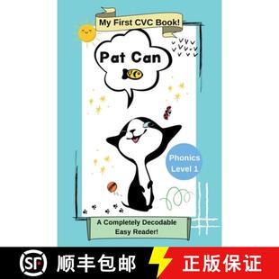 【3-4周达】Pat Can: My First CVC Book: Phonics Level 1: A Completely Decodable Easy Reader [9798895720004]