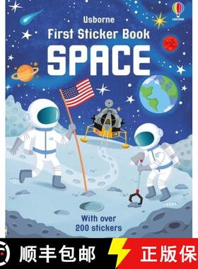 预订 First Sticker Book Space [9781805317449]