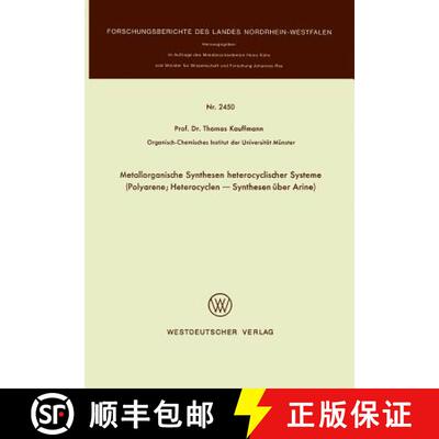 【3-4周达】Metallorganische Synthesen Heterocyclischer Systeme: Polyarene; Heterocyclen -- Synthesen ... [9783531024509]