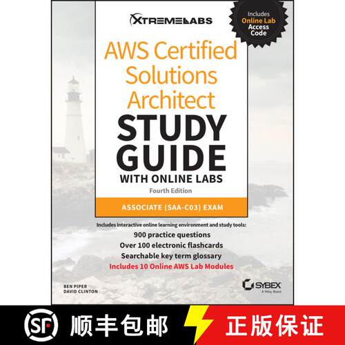 【3-4周达】AWS Certified Solutions Architect Study Guide with  Online Labs – Associate SAA–C03 Exam... [9781394185573]