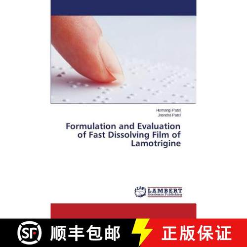 预订 Formulation and Evaluation of Fast Dissolving Film of Lamotrigine [9783659691416]
