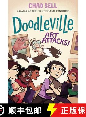 【3-4周达】Doodleville #2: Art Attacks!: (A Graphic Novel) [9780593569306]