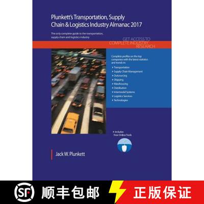 预订 Plunkett's Transportation, Supply Chain & Logistics Industry Almanac 2017: Transportation, Suppl... [9781628314335]