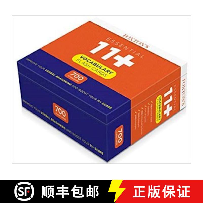 【3-4周达】Foxton's 700 Vocabulary Flash Cards for the 11 Plus Exam with Synonyms & Antonyms [9781911481416]