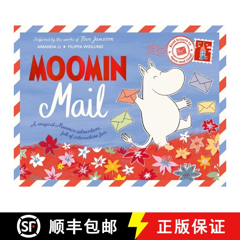 【3-4周达】Moomin Mail : A beautiful gift book with real letters to open and read [9781035050581]