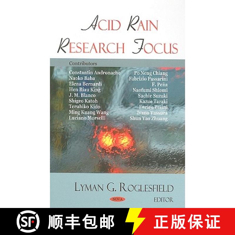 【3-4周达】Acid Rain Research Focus [9781604563733]
