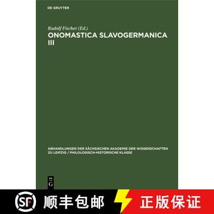 Hans Walther 9783112545379 Ernst III. Eichler; Slavogermanica. 预订 Onomastica