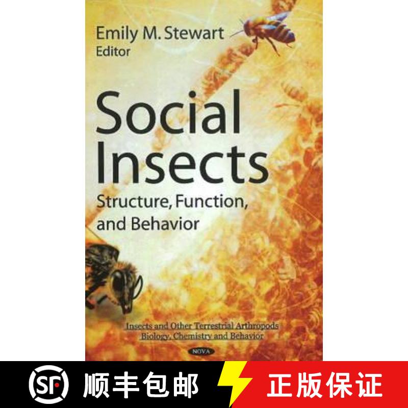 【3-4周达】Social Insects: Structure, Function, and Behavior [9781617614668]