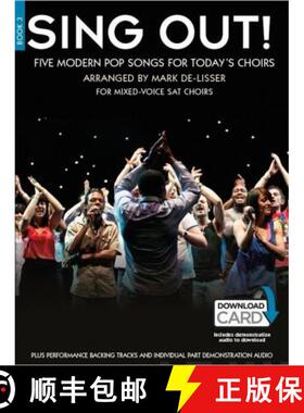 【3-4周达】Sing Out 5 Pop Songs for Today's Choirs - Book 3 (Book/Download Card) [9781785580338]