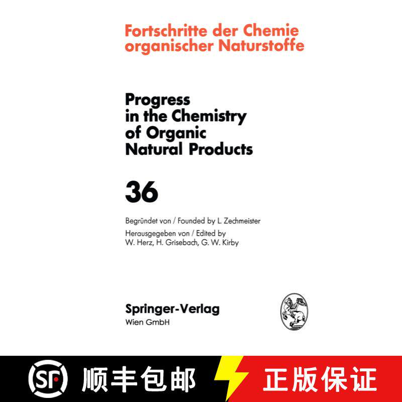 【3-4周达】精装 Fortschritte der Chemie Organischer Naturstoffe / Progress in the Chemistry of Organi... [9783211814727] - 实物图