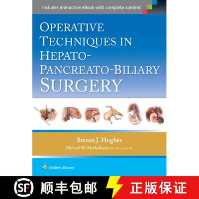 【3-4周达】Operative Techniques in Hepato-Pancreato-Biliary Surgery [9781451190199]