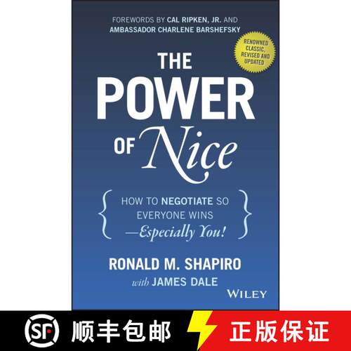 【3-4周达】精装 The Power Of Nice: How To Negotiate So Everyone Wins - Especially You! Revised And Up... [9781118969625]