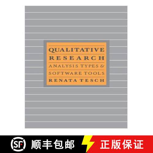 【3-4周达】Qualitative Research: Analysis Types and Software [9781850006091]