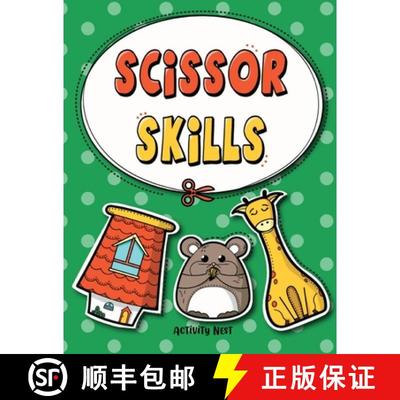 【3-4周达】Scissor Skills: Cutting Practice Workbook for Preschool to Kindergarten: 50 Pages of Fun S... [9781951791445]