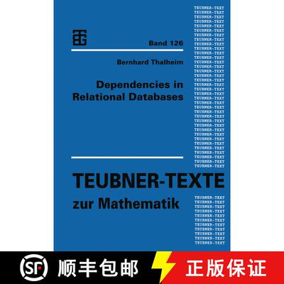 【3-4周达】Dependencies in Relational Databases [9783663120193]