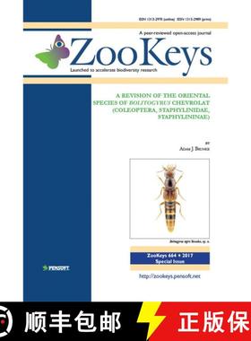 预订 ZooKeys 664: A Revision of the Oriental Species of Bolitogyrus Chevrolat (Coleoptera, Staphylini... [9789546428554]