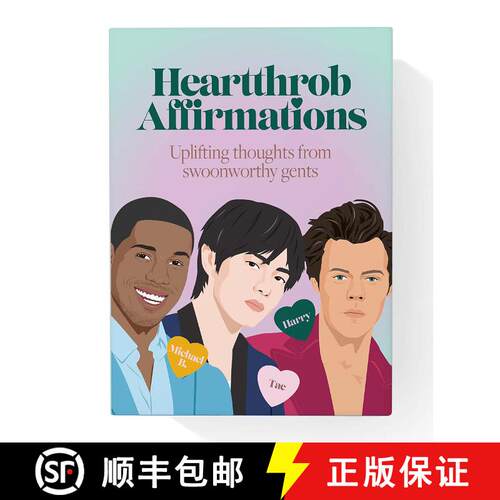 【3-4周达】Heartthrob Affirmations: Swoonworthy, Uplifting Thoughts from Our Favorite Gents to Get Yo... [9781922417770]