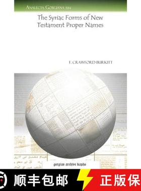 【3-4周达】The Syriac Forms of New Testament Proper Names [9781611434699]