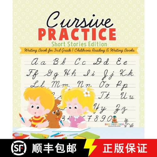 【3-4周达】精装 Cursive Practice : Short Stories Edition - Writing Book for 3rd Grade | Children's Re... [9798869419866]