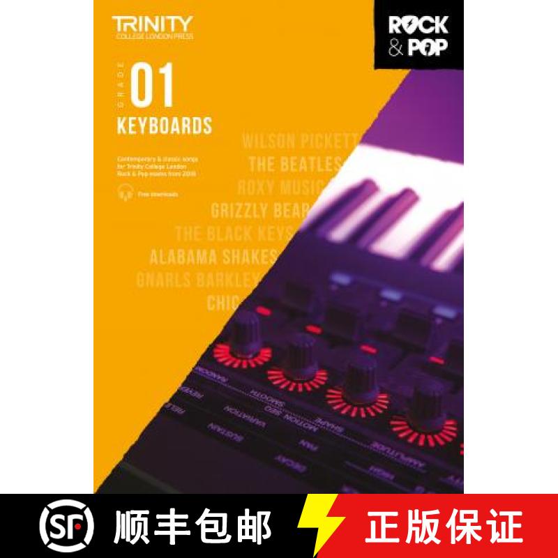【3-4周达】Trinity College London Rock & Pop 2018 Keyboards Grade 1 CD Only [9780857366573]