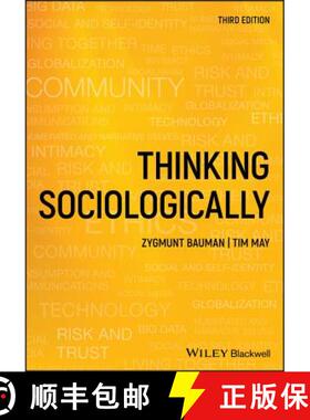 【3-4周达】Thinking Sociologically 3E [Wiley社会学] [9781118959985]
