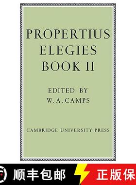 【3-4周达】Propertius: Elegies: Book II [9780521109475]