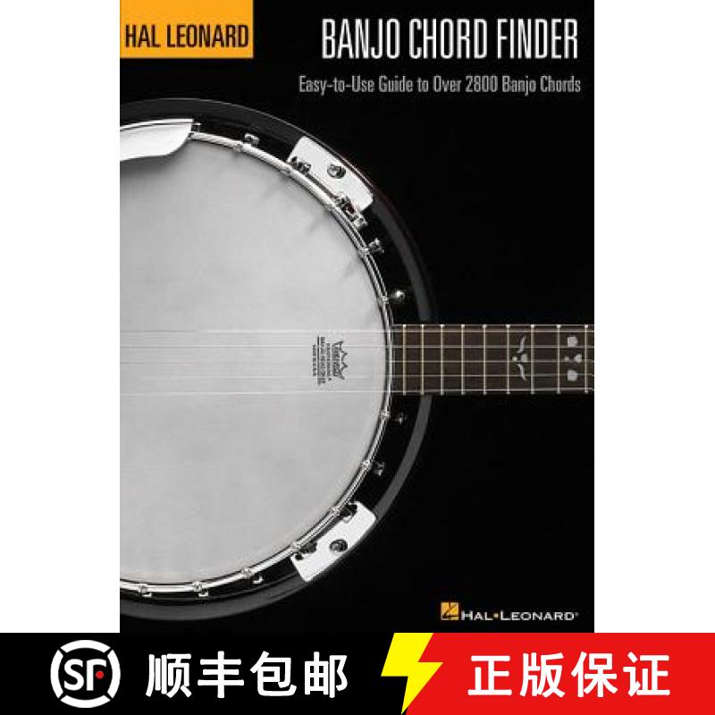 【3-4周达】Banjo Chord Finder: Easy-To-Use Guide to Over 2,800 Banjo Chords [9780634054280]