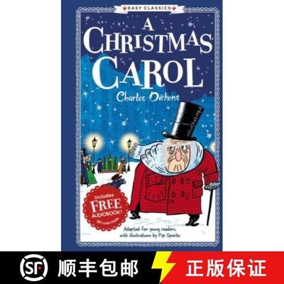 【2-3周达】Easy Classics: Charles Dickens A Christmas Carol (Hardback) [9781802633597]