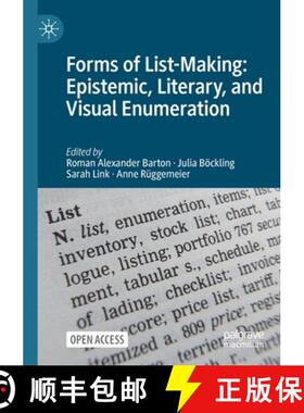 【3-4周达】Forms of List-Making: Epistemic, Literary, and Visual Enumeration [9783030769727]