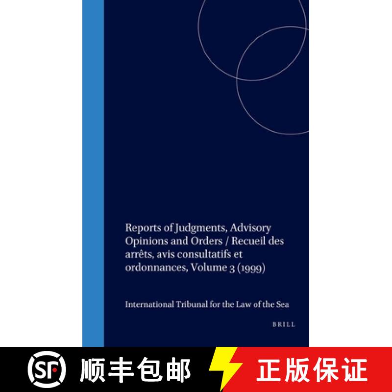 预订 Reports of Judgments, Advisory Opinions and Orders / Recueil Des Arrêts, Avis Consultatifs Et O... [9789041118226]