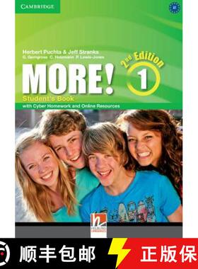 【3-4周达】More! Level 1 Student's Book with Cyber Homework and Online Resources: - More! Level 1 Stu... [9781107656451]
