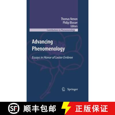 【3-4周达】精装 Advancing Phenomenology : Essays in Honor of Lester Embree [9789048192854]