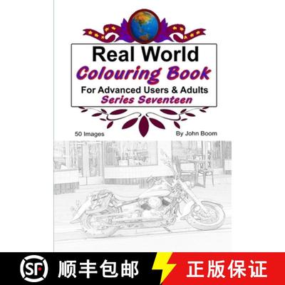 【3-4周达】Real World Colouring Books Series 17 [9780359799619]