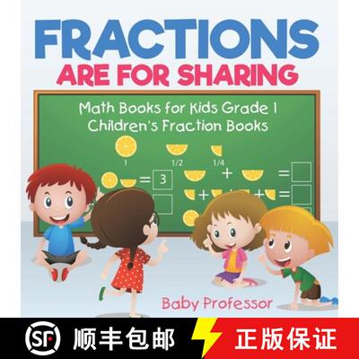 【3-4周达】Fractions are for Sharing - Math Books for Kids Grade 1 | Children's Fraction Books [9798869441676]